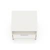 Manhattan Comfort Rockefeller 1.0 Nightstand, White 101GMC1